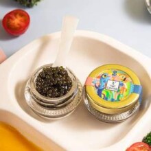 米其林三星餐厅供应商，卡露伽 儿童鱼子酱12g 赠热熏鱼肉片50g