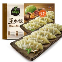 必品阁（bibigo）王水饺 菌菇三鲜1200g 约48只 *4件