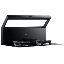 plus会员：美的（Midea）黑色FT01 分体式家用集成灶 变频21风量油烟机 5.2kW燃气灶 蒸汽洗 台面式 下嵌式  天然气