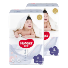 Huggies 好奇 奢透呼吸拉拉裤 L 2包 80片