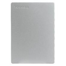 京东百亿补贴：东芝 金属移动硬盘 CANVIO SLIM 商务高速 USB3.2 带加密备份功能电脑硬盘 金属纤薄密码保护Slim系列 2TB