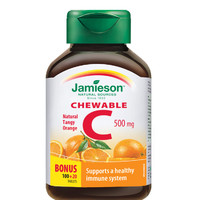 Jamieson 健美生 维生素C咀嚼片橙味120粒