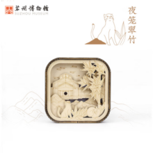 苏州博物馆创意小夜灯充电式卧室伴睡灯文创礼品生日礼物毕业礼物小夜灯 夜笼翠竹小夜灯