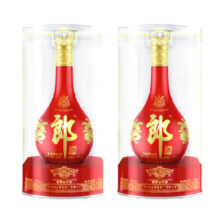 [郎酒旗舰店]郎 红花郎15 53度酱香型白酒500ml*2