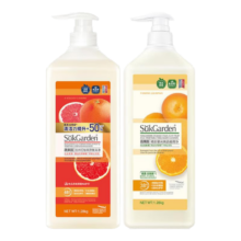 SukGarden 蔬果园 果蔬餐具净 橘彩+红柚 1.28kg*2瓶