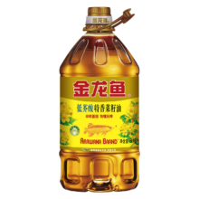 27日20时：金龙鱼 食用油 非转基因 特香低芥酸菜籽油 6.18L