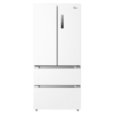 再降价、PLUS：美的 Midea 508升 法式多门冰箱 一级能效 双系统双循环 除菌净味 BCD-508WTPZM(E) 白