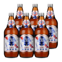蓝带 经典小蓝王啤酒 640ml×6瓶
