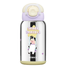 康巴赫（KBH）儿童保温杯抗菌钛杯500ml 独角兽