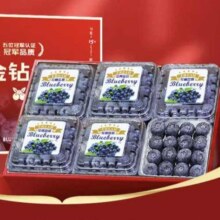 寻良万亩 云南新鲜蓝莓 6盒*125g