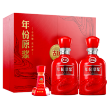 古井贡酒 年份原浆古16礼盒  浓香白酒 50度 500mL 2瓶