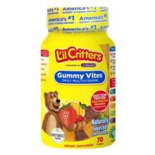 【自营】丽贵lilcritters小熊糖儿童复合维生素vd补锌vc软糖70粒