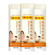 88vip：陈克明 早餐速食劲道细挂面方便面 鸡蛋龙须500g