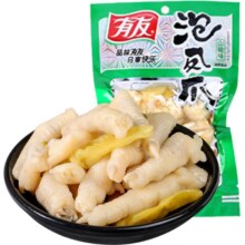 88VIP、需福袋：有友 山椒泡椒凤爪鸡爪168g
