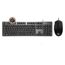 罗技 logitech K845 有线机械键盘 茶轴+G102 有线鼠标 键鼠套装 黑色