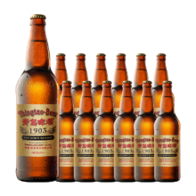 TsingTao 青岛啤酒 经典1903 复古慢酿 640ml*12瓶 整箱装
