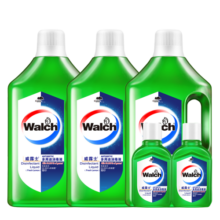 威露士多用途消毒液(1L*3+60ml*2)衣物消毒水居家地板杀菌除螨 非84酒精
