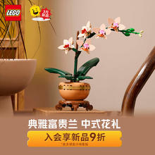 乐高 LEGO 花植系列 10343 典雅兰 拼装玩具