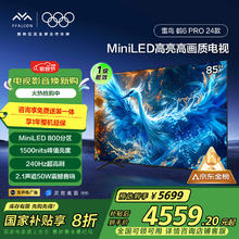 雷鸟 鹤6 PRO 24款 电视85英寸 MiniLED电视机