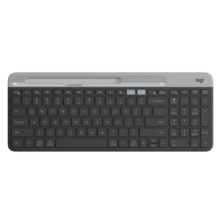 限地区、plus:罗技（Logitech）时尚系列 K580 键盘 蓝牙键盘 办公键盘 无线键盘 便携超薄键盘 笔记本键盘 平板键盘 星空灰