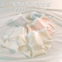 芬腾 女士纯棉内裤 100%棉 10条装
