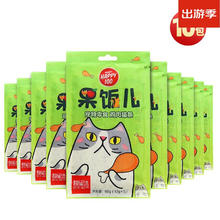 顽皮 噜吸吸/果饭猫条猫湿粮猫零食成猫幼猫猫粮猫罐头营养膏 鸡肉猫条10袋600g30.63元