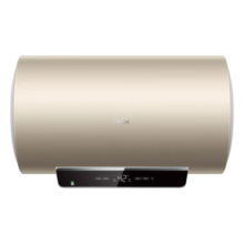 海尔（Haier）电热水器60升家用一级能效速热款热水器金刚无缝胆节能省电大水量租房洗澡储水式电热水器上门安装 60L 2200W Leader速热增容高清大屏 全国联保 上门安装