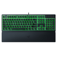 雷蛇（Razer）雨林狼蛛V3 X 轻机械游戏键盘 电竞游戏键盘 104键 带腕托 RGB单色背光灯效