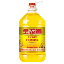 Plus会员：金龙鱼  食用油 花生浓香型食用植物调和油4L
