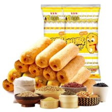笨笨狗粗粮夹心米果棒能量棒糙米卷小零食休闲食品小吃大礼包