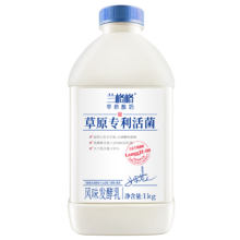草原酸奶 专利活菌1kg*4 生鲜低温酸牛奶