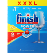 finish亮碟洗碗块三合一洗碗凝珠多效合一洗碗机清洁块洗涤剂免洗碗盐粉 80颗 2盒 多效洗碗块 咨询客服有惊喜
