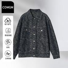百亿补贴：COMGM 男士工装夹克翻领宽松外套灯芯绒春秋季新款