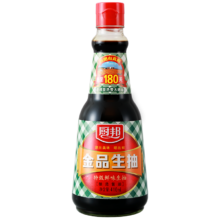 需首购、plus会员：厨邦酱油 金品系列 生抽 酱油 特级黄豆酱油 410ml