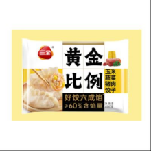 三全 饺子王煎饺/轻食荞麦蒸饺/黄金比例大水饺 任选10件