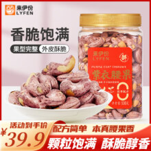 来伊份 越南紫皮腰果 500g*2罐