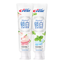京东百亿补贴：Crest 佳洁士 香氛锁白 牙膏 薄荷+白桃味 120g*2支 套装