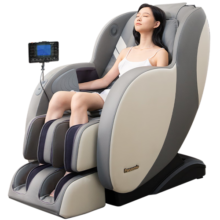 松下（Panasonic）【国家补贴】按摩椅家用全身太空舱2025十大品牌按摩沙发椅送父母生日礼物EP-MA23-H492淡漠灰