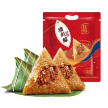 需首购：嘉兴红船 鲜肉粽子160g×3只真空礼袋装共480克