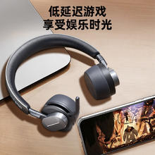 联想 Lenovo Min200 头戴式ANC主动降噪蓝牙耳机 灰色