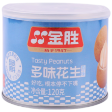 金胜 多味花生零食120g/罐