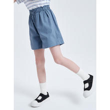 笛莎 童装女童休闲宽松纯棉短裤