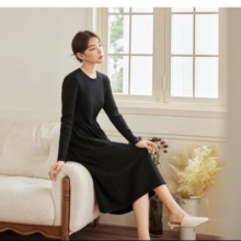 对白 AN大码系列 女式连衣裙