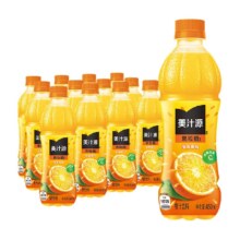 美汁源果粒橙果汁450ml*12瓶