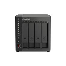 威联通 TS-464C2 四盘位 NAS网络存储（赛扬N5095、8GB）黑色
