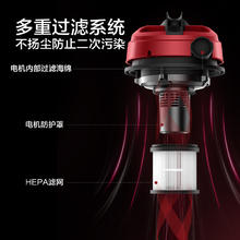 苏泊尔 吸尘器家用桶式小型大吸力干湿吹三用大功率吸尘机