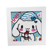 手工diy制作儿童钻石贴画2025新款满钻带框益智玩具女孩生日礼物