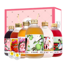 PLUS会员、首购：通明山 水果酒 青梅杨梅草莓荔枝山楂 330ml*6瓶