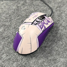 PLUS：罗技 G502HERO有线游戏鼠标 +桌垫+阿卡丽贴纸 有线