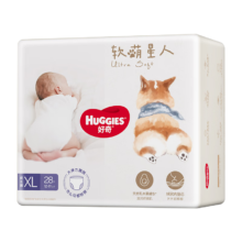好奇（Huggies）软萌星人柯基裤成长裤XL28片(12-17kg)加大号*4件
